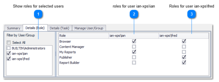 SSRS Security User/Group Roles